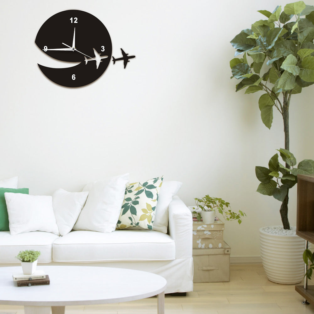 Acrylic crystal wall clock