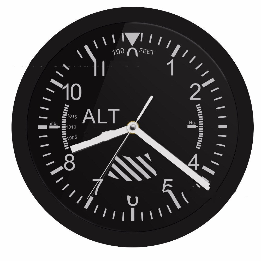 LED Luminous Wall Clock Black Wall Clock