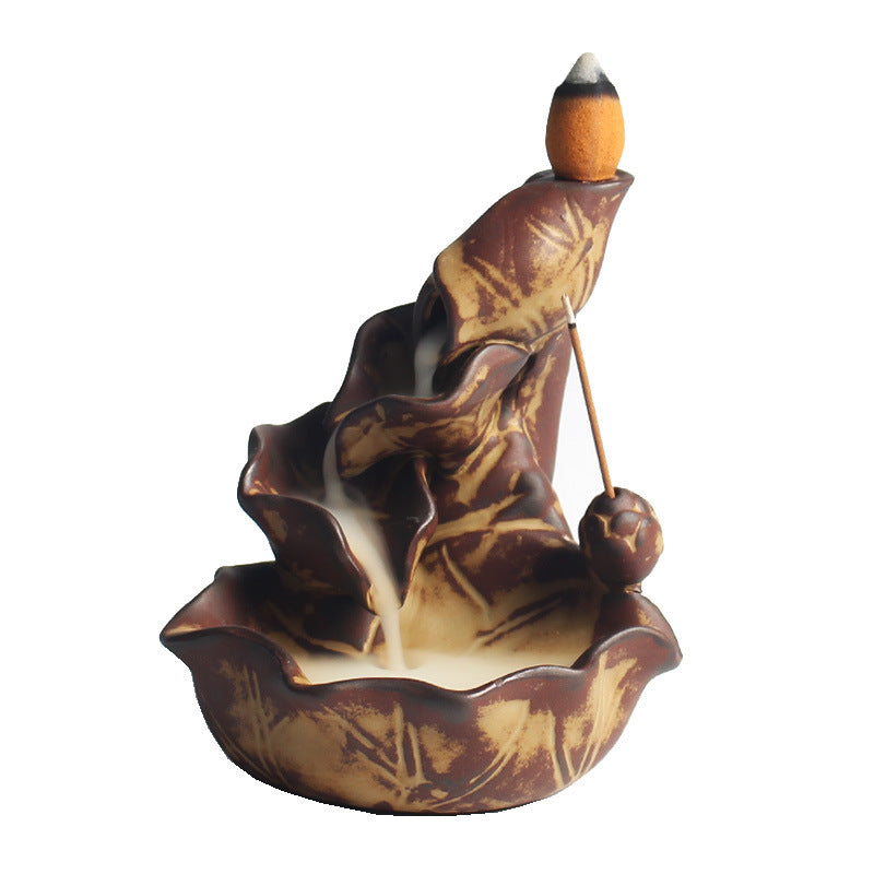 Small Lotus Reflux Smoky Incense Ceramics
