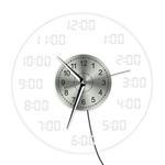 Acrylic Wall Clock With Colorful Lights