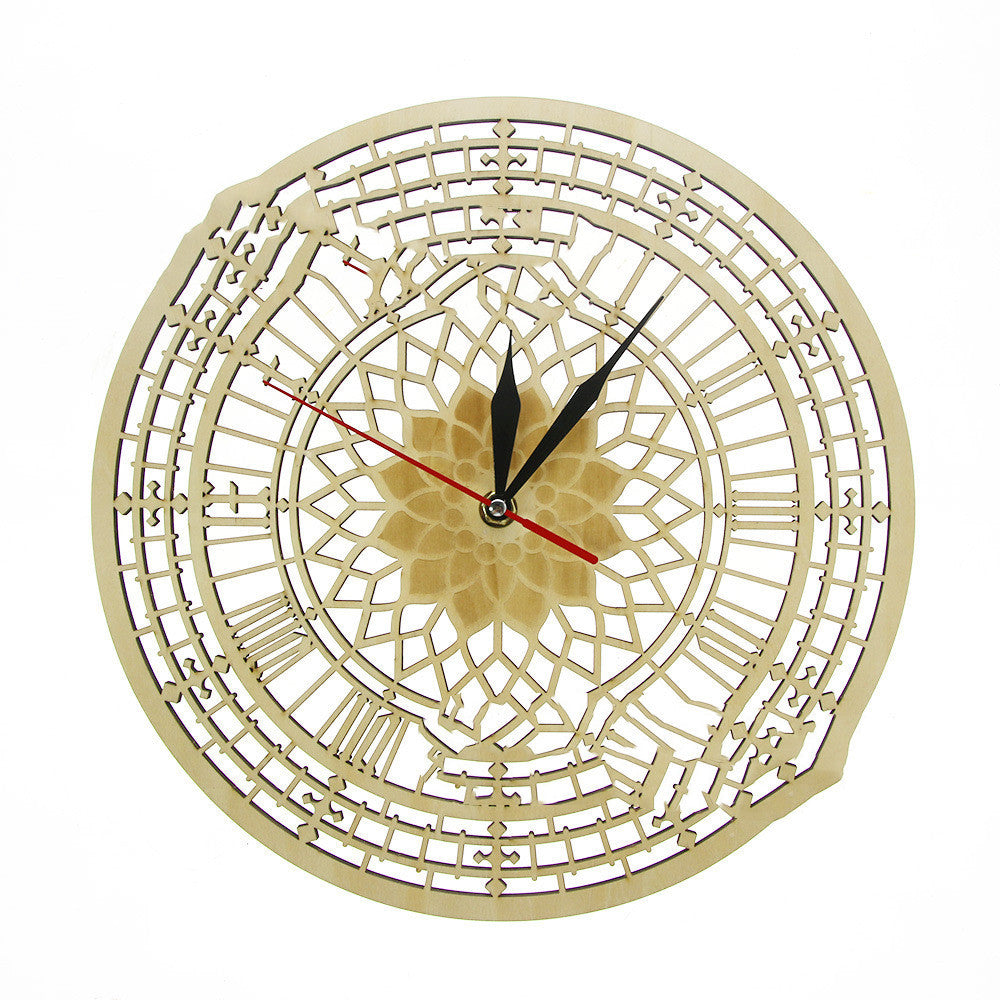 Wooden Wall Clock Custom London Big Ben Style Wall Clock Modern Wall Decoration Wall Clock