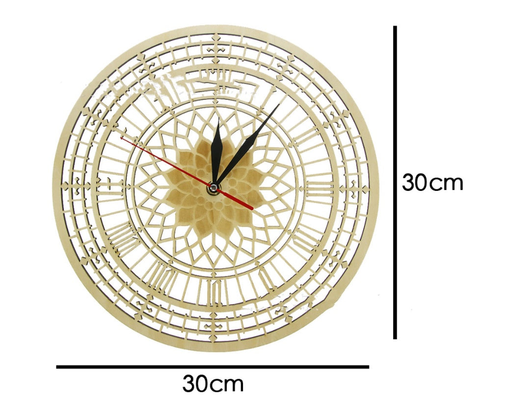 Wooden Wall Clock Custom London Big Ben Style Wall Clock Modern Wall Decoration Wall Clock