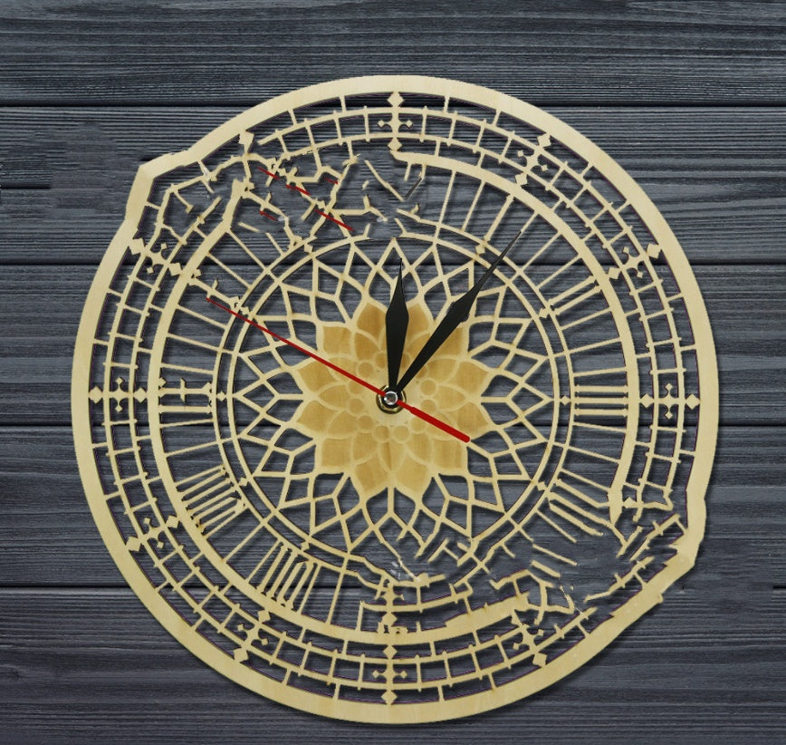 Wooden Wall Clock Custom London Big Ben Style Wall Clock Modern Wall Decoration Wall Clock