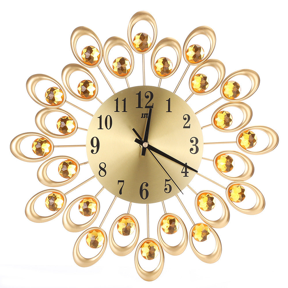 Wrought Iron Personality Clock Wall Clock