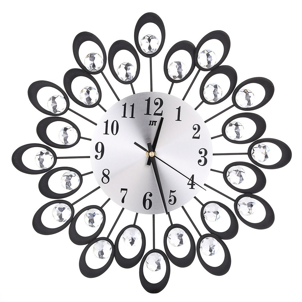 Wrought Iron Personality Clock Wall Clock