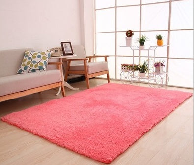 Living Room Rug Area Solid Carpet Fluffy Soft Home Decor White Plush Carpet Bedroom Carpet Kitchen c White Rug Tapete