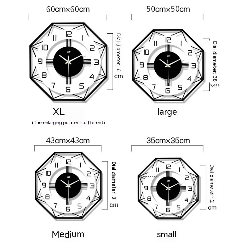 Nordic Minimalist Wall Clock Home Decoration