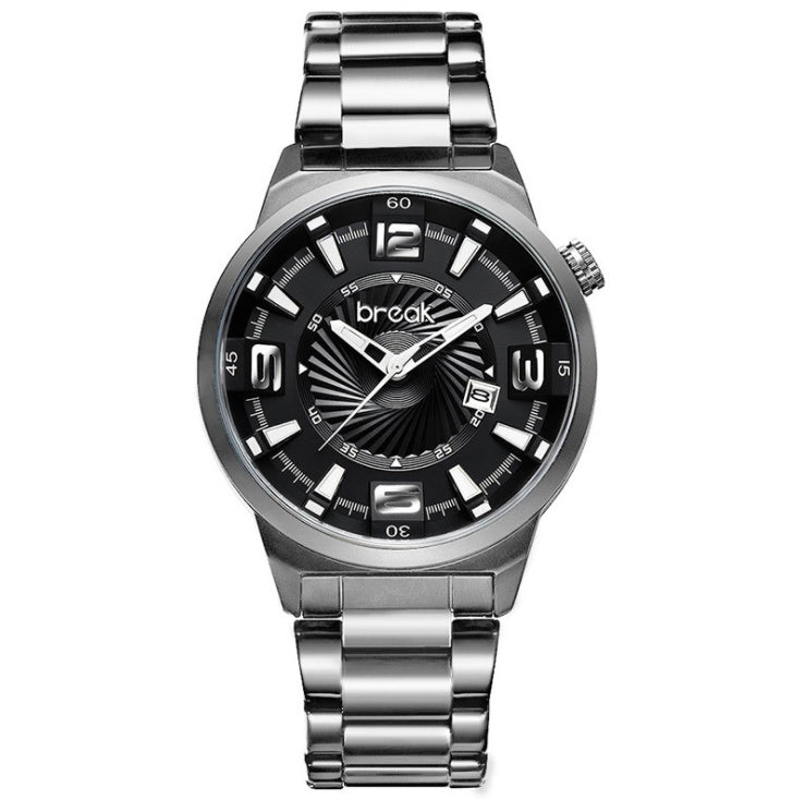 BREAK waterproof quartz watch