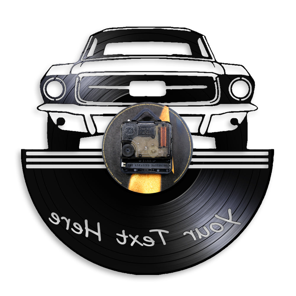 Car Fashion Vinyl Record Creative Wall Clock