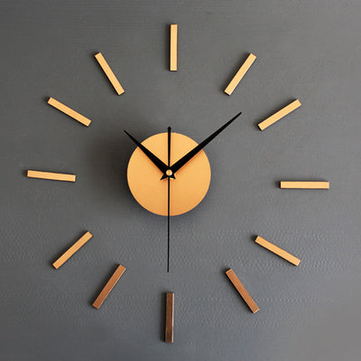 Acrylic Mute Simple Living Room Wall Clock Fashion Three-dimensional Combination