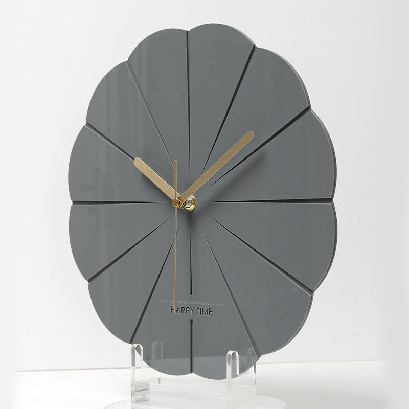 Creative Acrylic Wall Clock Battery Dumbbell Wall Clock