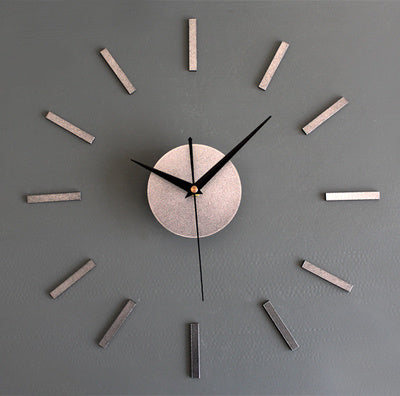 Acrylic Mute Simple Living Room Wall Clock Fashion Three-dimensional Combination