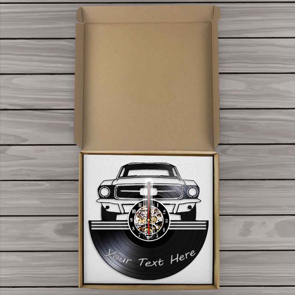 Car Fashion Vinyl Record Creative Wall Clock