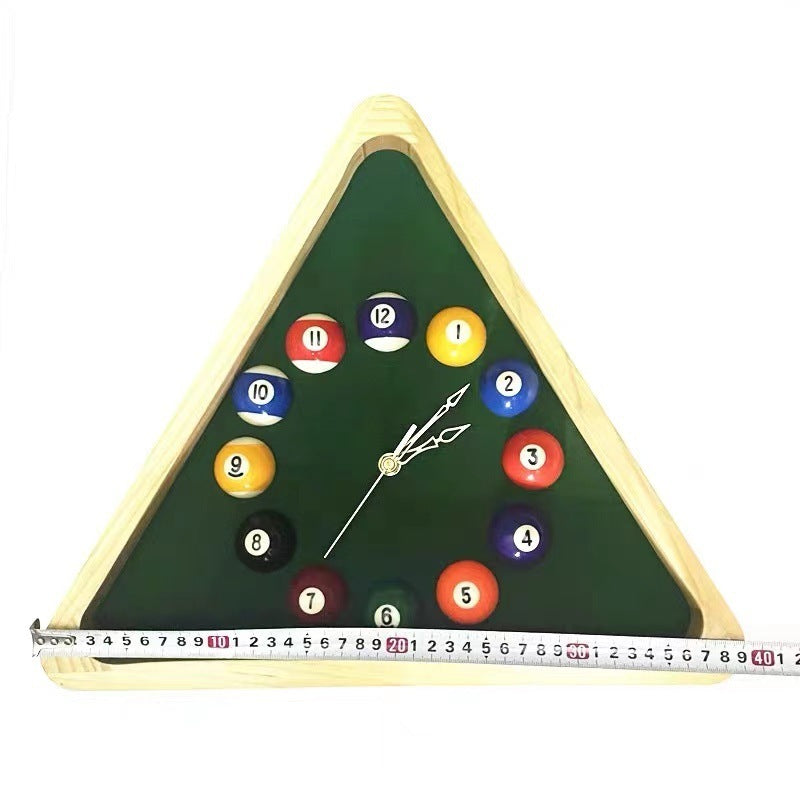 Billiard Room Mute Wall Clock Hall Decoration