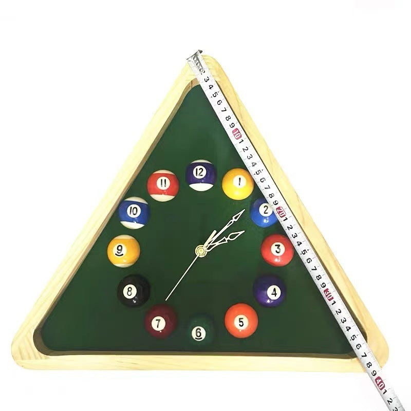Billiard Room Mute Wall Clock Hall Decoration
