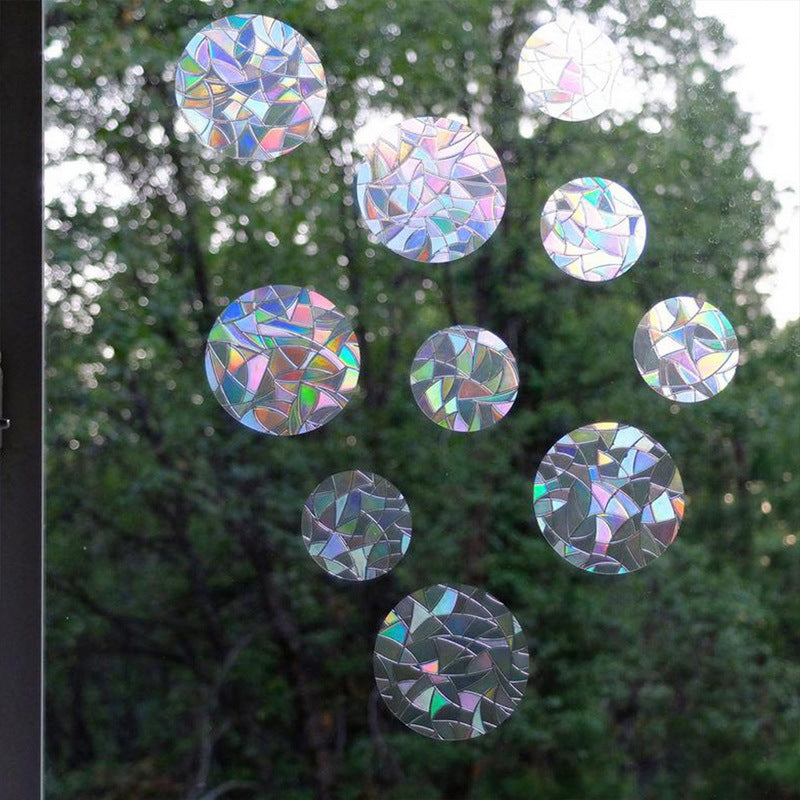 Non-adhesive Static Window Film 3d Glass Film Paper-cut For Window Decoration