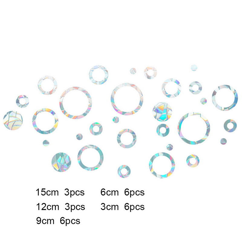 Non-adhesive Static Window Film 3d Glass Film Paper-cut For Window Decoration