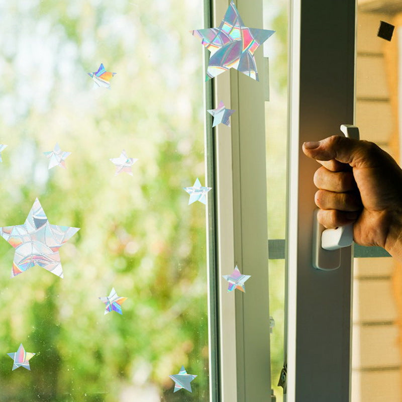 Non-adhesive Static Window Film 3d Glass Film Paper-cut For Window Decoration