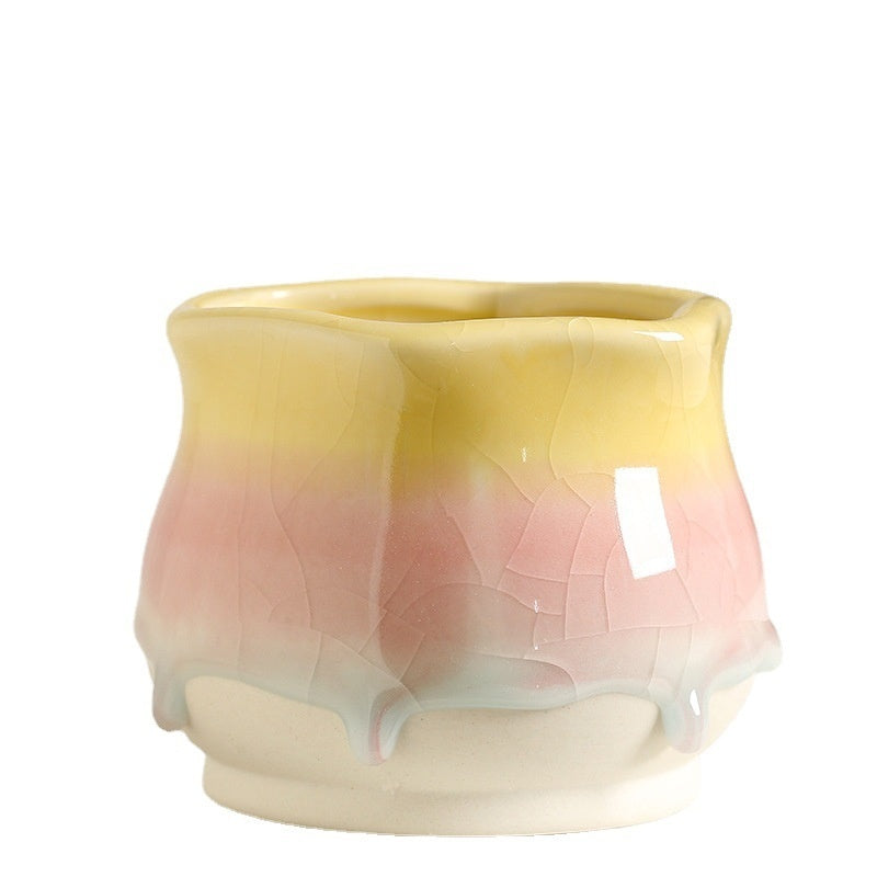 Pastoral Ceramics Succulent Plant Small Flower Pot